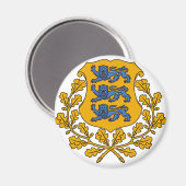Estland Wappen EE Magnet (Vorderseite/Rückseite)