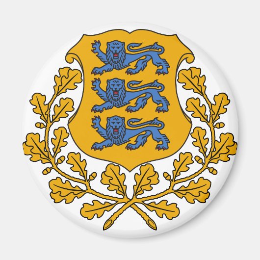 Estland Wappen EE Magnet (Vorne)