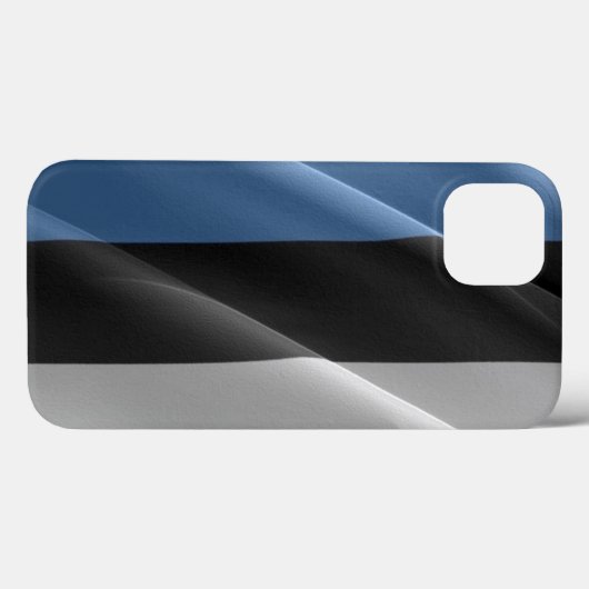 Estland - Waving Flag Case-Mate iPhone Hülle (Rückseite (Horizontal))
