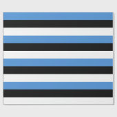 Estlandflagge Geschenkpapier (Flach)