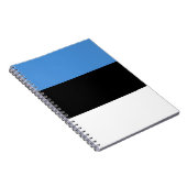 Estlandflagge Notizblock (Rechte Seite)