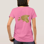 Estlands T - Shirt "Flag" und "Karte" (Rückseite)