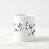 Estnisch American Entwined Hearts Tasse (Mittel)