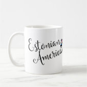 Estnisch American Entwined Hearts Tasse (Links)