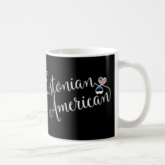 Estnisch American Entwined Hearts Tasse (Rechts)