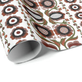 Estnisch antikes volkskundliches Kunstbild mit Blu Geschenkpapier (Rolleneckpunkt)