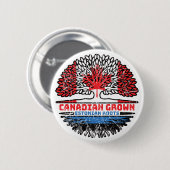 Estnisch Canadian Canada Treots Flag Button (Vorne & Hinten)