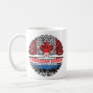 Estnisch Canadian Canada Treots Flag Kaffeetasse