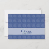 Estnisch Danke Karte (Vorderseite)