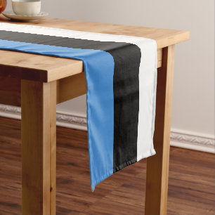 Estnisch Flag & Sports Fan house decor / Estland Kurzer Tischläufer