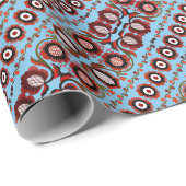 Estnisch Floral Art 6A Geschenkpapier (Rolleneckpunkt)