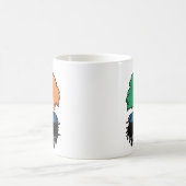 Estnisch Irish Ireland Tree Roots Flag Kaffeetasse (Mittel)