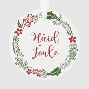 Estnisch MerChristmas Wreath, Häid jõule Ornament