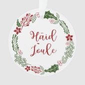 Estnisch MerChristmas Wreath, Häid jõule Ornament (Vorderseite)