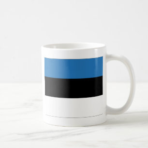 Estnisch oder Flagge Estlands Kaffeetasse