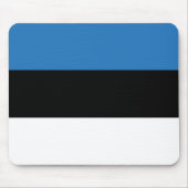 Estnisch oder Flagge Estlands Mousepad (Vorne)