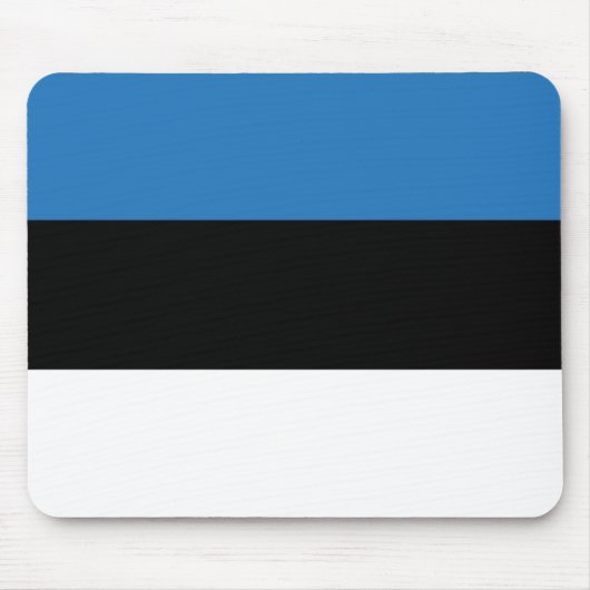 Estnisch oder Flagge Estlands Mousepad (Vorne)