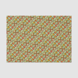 Estnisch Vintage Volkskunst Blumendesign Seidenpapier