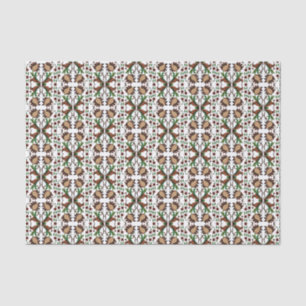 Estnisch Vintage Volkskunst Blumendesign Seidenpapier