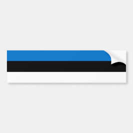 Estnische Flagge Autoaufkleber
