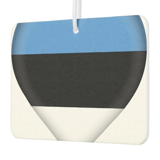 Estnische Flagge Autolufterfrischer (Links)