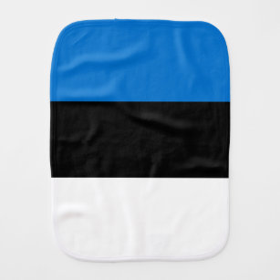 Estnische Flagge Baby Spucktuch