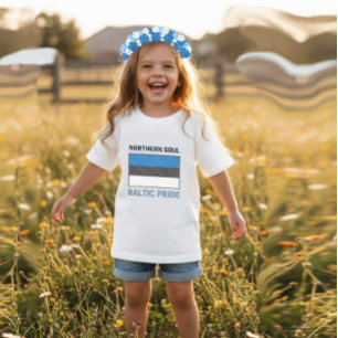 Estnische Flagge Baby T-shirt