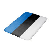 Estnische Flagge Badematte (Schrägansicht)