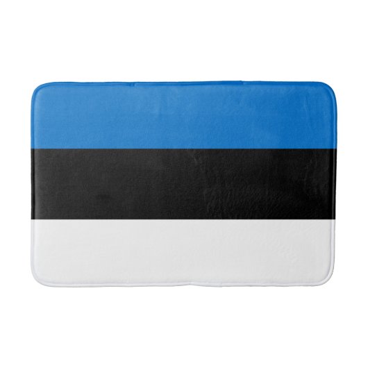 Estnische Flagge Badematte (Vorderseite)