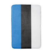 Estnische Flagge Badematte (Vorderseite Vertikal)