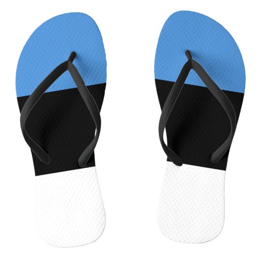 Estnische Flagge Badesandalen (Fußbett)