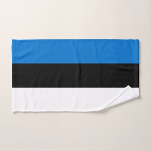 Estnische Flagge Badhandtuch Set (Handtuch)