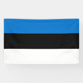 Estnische Flagge Banner (Horizontal)