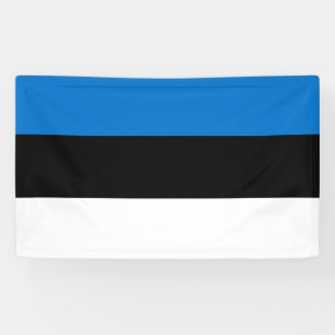 Estnische Flagge Banner