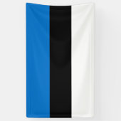 Estnische Flagge Banner (Vertikal)