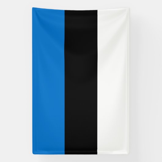 Estnische Flagge Banner (Vertikal)