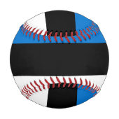 Estnische Flagge Baseball (Rückseite)