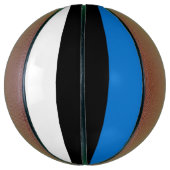 Estnische Flagge Basketball (Vertikal)