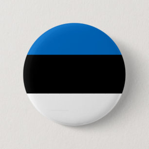 Estnische Flagge Button