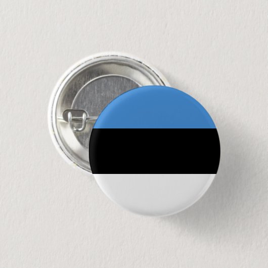 Estnische Flagge Button (Vorne & Hinten)