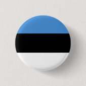 Estnische Flagge Button (Vorderseite)