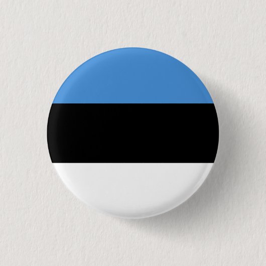 Estnische Flagge Button (Vorderseite)
