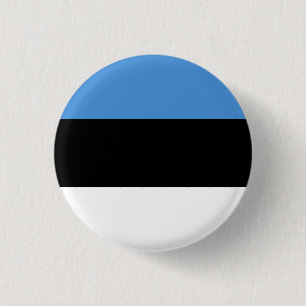 Estnische Flagge Button