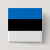 Estnische Flagge Button (Vorderseite)