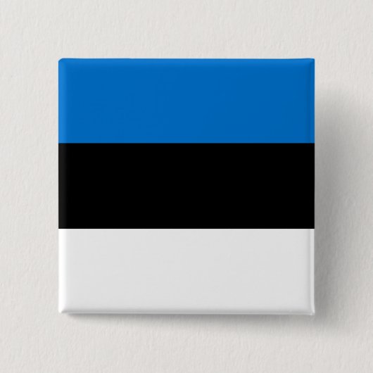Estnische Flagge Button (Vorderseite)