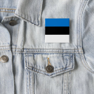 Estnische Flagge Button