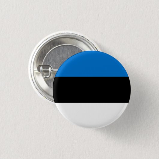 Estnische Flagge Button (Vorne & Hinten)