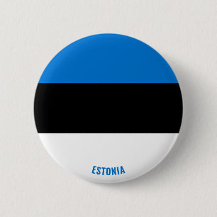 Estnische Flagge Charming Patriotic Button