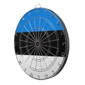 Estnische Flagge Dartscheibe (Vorderseite rechts)