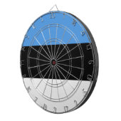 Estnische Flagge Dartscheibe (Vorderseite rechts)